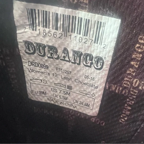 Crush™ by Durango® Women's Crossed Guns Western Boot Size 7.5 - Picture 12 of 14